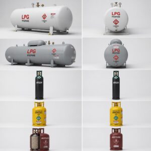Oxygen medical tank